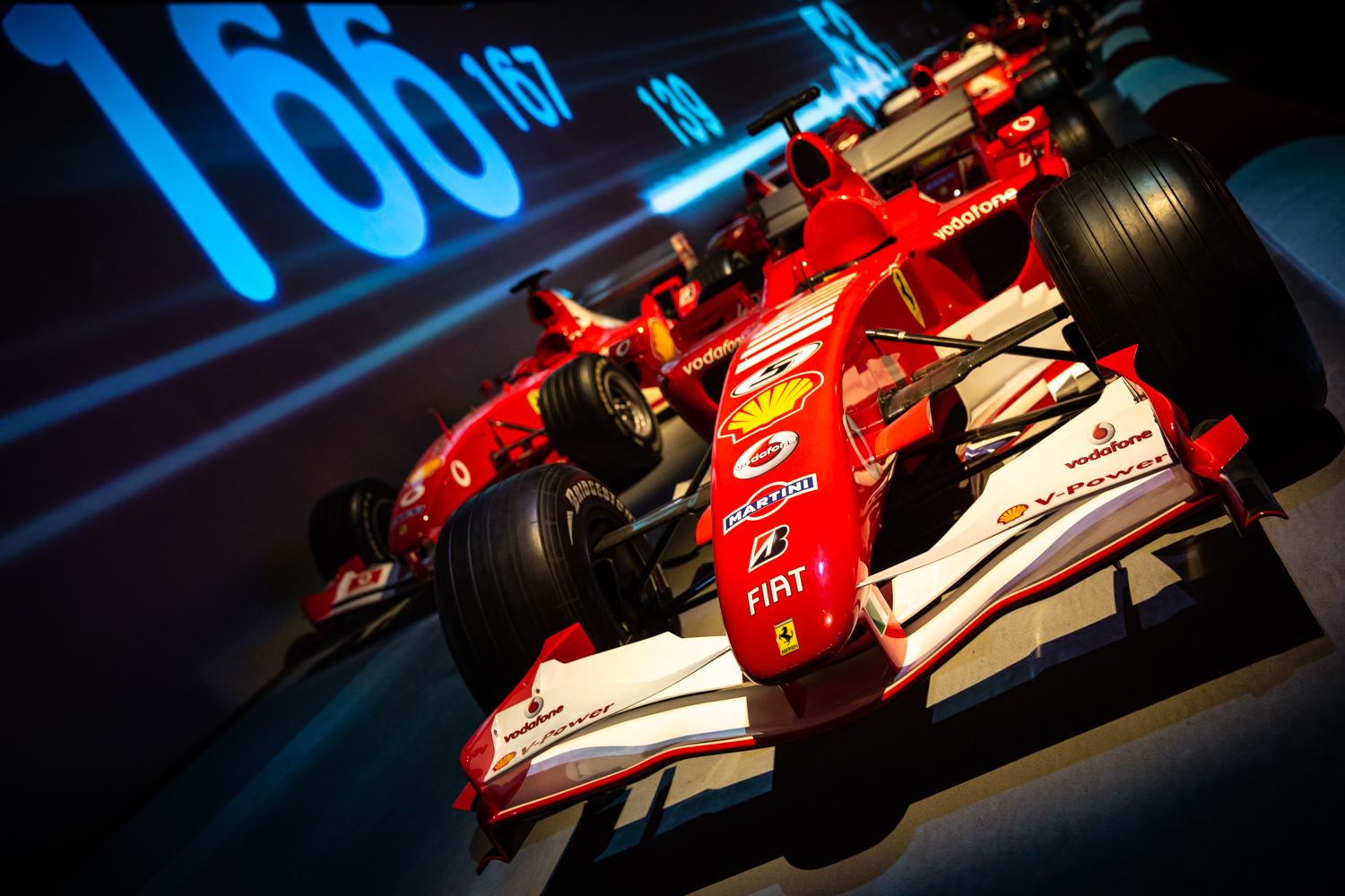 Formel 1 Rennautos im Automobilmuseum Turin